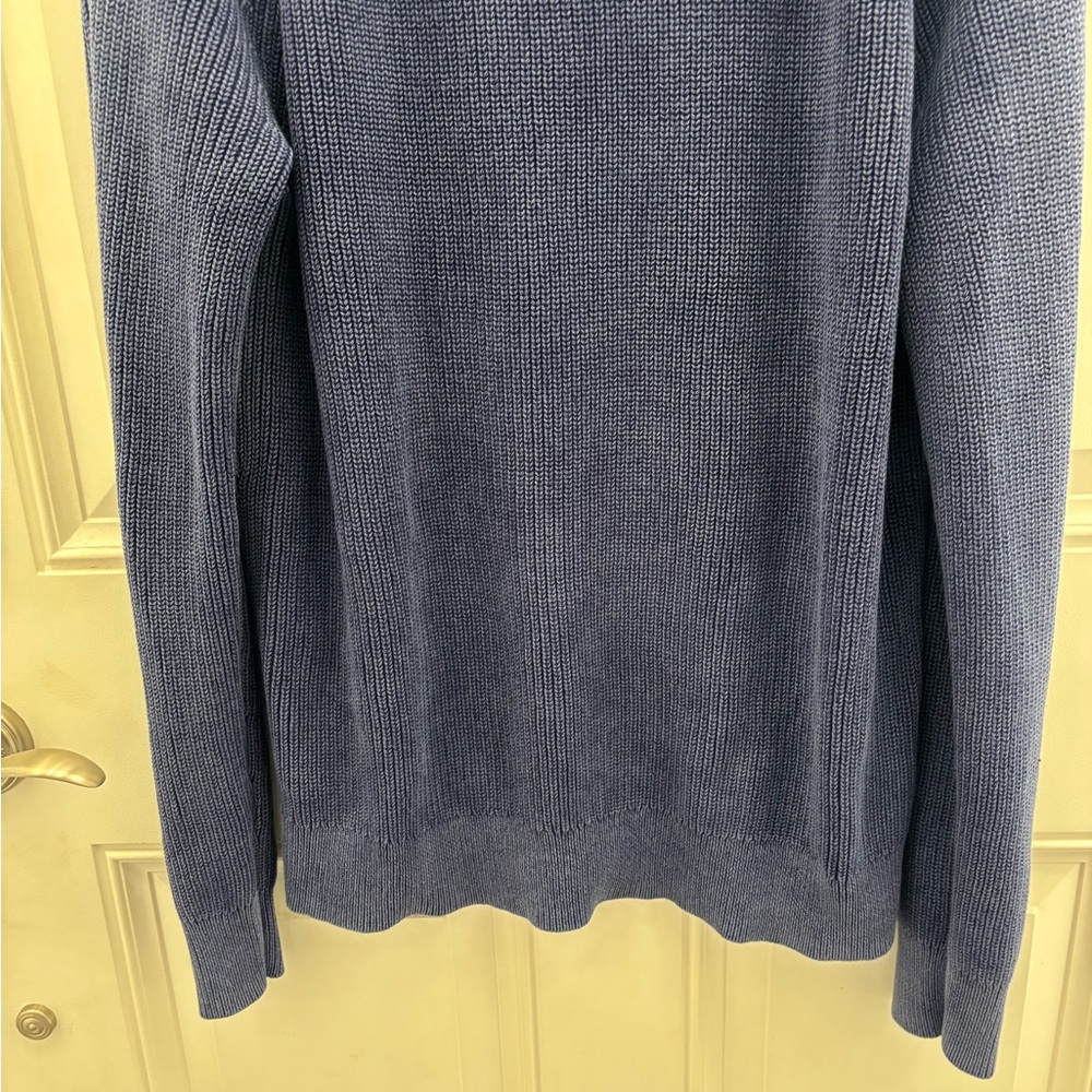 J. Crew Men’s Heritage Cotton Shaker-stitch Sweater Large - Picture 5 of 10